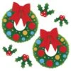 Holly & Wreath Cutout Decorations (6 Per Package) -Bulk Party Supplies Shop 20902