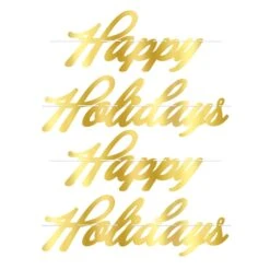 Christmas Foil Happy Holidays Streamer -Bulk Party Supplies Shop 20907 i7