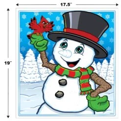 Christmas Pin The Nose On The Snowman Game -Bulk Party Supplies Shop 20912 i5