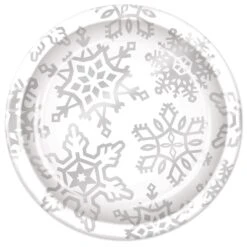 Snowflake Plates (8 Per Package)