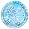 Snowflake 9 Inch Paper Plates (8 Per Package) 6 Snowflake 9 Inch Paper Plates (8 Per Package) -Bulk Party Supplies Shop 20937