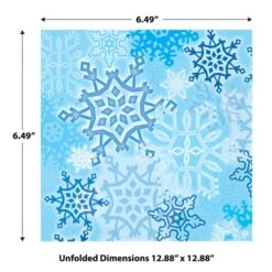 Snowflake Paper Luncheon Napkins (16 Per Package) -Bulk Party Supplies Shop 20938 i5 snowflake luncheon napkins