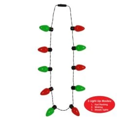 Light-Up Christmas Light Bulb Necklace (1 Per Package) -Bulk Party Supplies Shop 20995 i4 1 light up christmas light bulb necklace