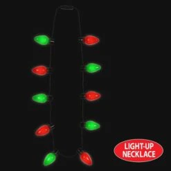Light-Up Christmas Light Bulb Necklace (1 Per Package) -Bulk Party Supplies Shop 20995 i4 light up christmas light bulb necklace 1