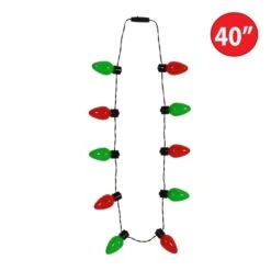 Light-Up Christmas Light Bulb Necklace (1 Per Package) -Bulk Party Supplies Shop 20995 i5 light up christmas light bulb necklace 1