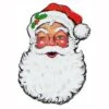 Christmas Display Santa Face Cutout 2 Christmas Display Santa Face Cutout -Bulk Party Supplies Shop 22017