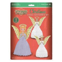 Vintage Christmas Angel Centerpiece Set (3 Per Package) 9 Vintage Christmas Angel Centerpiece Set (3 Per Package) -Bulk Party Supplies Shop 22175 i3