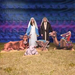Nativity Scene Stand-Ups (4 Per Package) -Bulk Party Supplies Shop 22183 i2 1 nativity scene stand ups