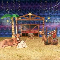 Nativity Scene Stand-Ups (4 Per Package) -Bulk Party Supplies Shop 22183 i2 4 nativity scene stand ups