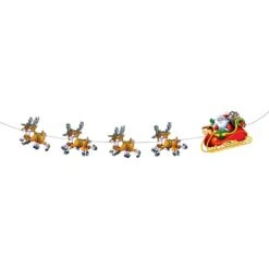 Bulk Party Supplies Shop 3 Christmas Santa & Sleigh Streamer