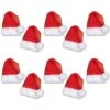Christmas Mini Santa Hat Cutouts (10 Per Package) -Bulk Party Supplies Shop 22269