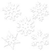 Christmas Mini Snowflake Cutouts (10 Per Package) 10 Christmas Mini Snowflake Cutouts (10 Per Package) -Bulk Party Supplies Shop 22643