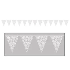 Christmas Snowflake Pennant Banner