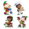 Elves Cutout Decorations (4 Per Package) -Bulk Party Supplies Shop 22732