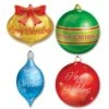 Christmas Ornament Cutouts (4 Per Package) -Bulk Party Supplies Shop 22826