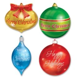 Christmas Ornament Cutouts (4 Per Package)