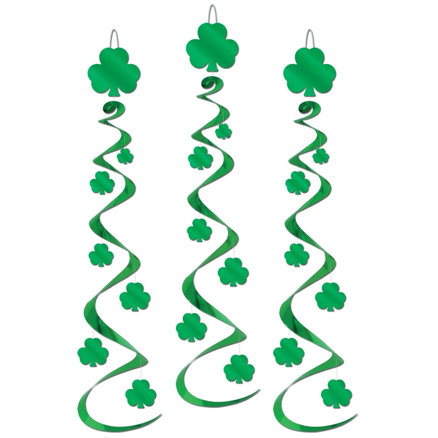 St. Patrick's Day Shamrock Whirls (3 Per Package) 1 St. Patrick's Day Shamrock Whirls (3 Per Package)