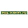 Met Happy St Patrick's Day Fringe Banner -Bulk Party Supplies Shop 30351