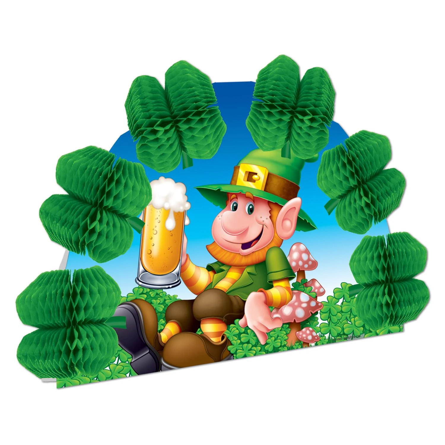 St. Patrick's Day Leprechaun 2-Sided Pop-Over Centerpiece 1 St. Patrick's Day Leprechaun 2-Sided Pop-Over Centerpiece