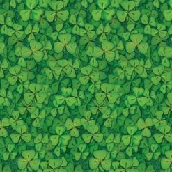 St. Patrick's Day Clover Field Backdrop