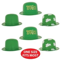 St Patrick's Derby Assortment (6 Per Package) -Bulk Party Supplies Shop 30718 i5