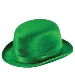 St. Patrick's Day Green Vel-Felt Derby