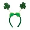 St. Patrick's Day Glittered Shamrock Boppers- Dark Green With Glitter -Bulk Party Supplies Shop 30772
