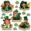 St Patrick's Day Cutouts (14 Per Package) -Bulk Party Supplies Shop 30785