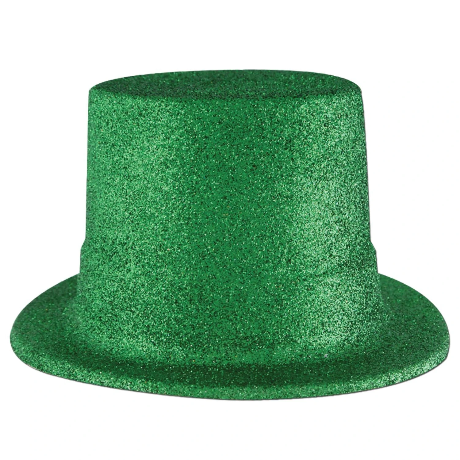 St. Patricks Day Party Green Glittered Top Hat (24 Per Case) 1 St. Patricks Day Party Green Glittered Top Hat (24 Per Case)