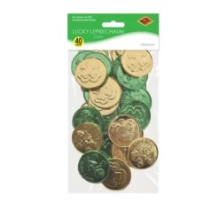 St. Patrick's Day Lucky Leprechaun Plastic Coins (40 Per Package) -Bulk Party Supplies Shop 30856 i3 db71b94c 3cfb 49bd b95c 70f6e91f95bd