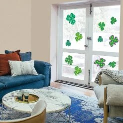 Irish-Mood Shamrock Clings (14 Per Package) -Bulk Party Supplies Shop 33129 i2 0569d55b 84c2 4e8a 95bd c6901124f444