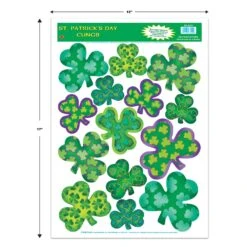 Irish-Mood Shamrock Clings (14 Per Package) -Bulk Party Supplies Shop 33129 i5 77c40aa8 f4d9 4231 b711 f468d7423946