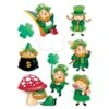 Leprechaun/Shamrock Stickers (4 Sheets Per Package) -Bulk Party Supplies Shop 33146