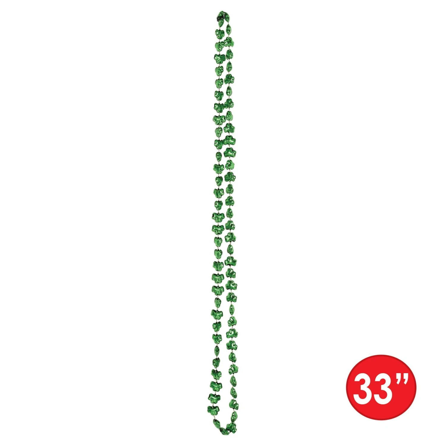 St. Patrick's Day Mini Shamrock Bead Necklaces (12 Packages) 5 St. Patrick's Day Mini Shamrock Bead Necklaces (12 Packages) - Image 5
