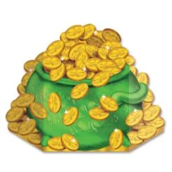 St. Patrick's Day Pot-O-Gold Stand-Up Decoration