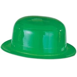 St. Patrick's Day Green Plastic Derby (48 Per Case)
