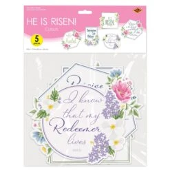 Easter He Is Risen! Cutouts (5 Per Package) -Bulk Party Supplies Shop 40016 i3