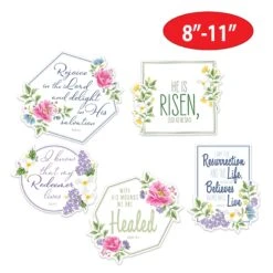 Easter He Is Risen! Cutouts (5 Per Package) -Bulk Party Supplies Shop 40016 i5