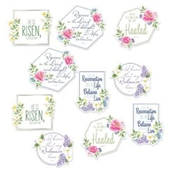 Easter He Is Risen! Cutouts (5 Per Package) -Bulk Party Supplies Shop 40016 i7
