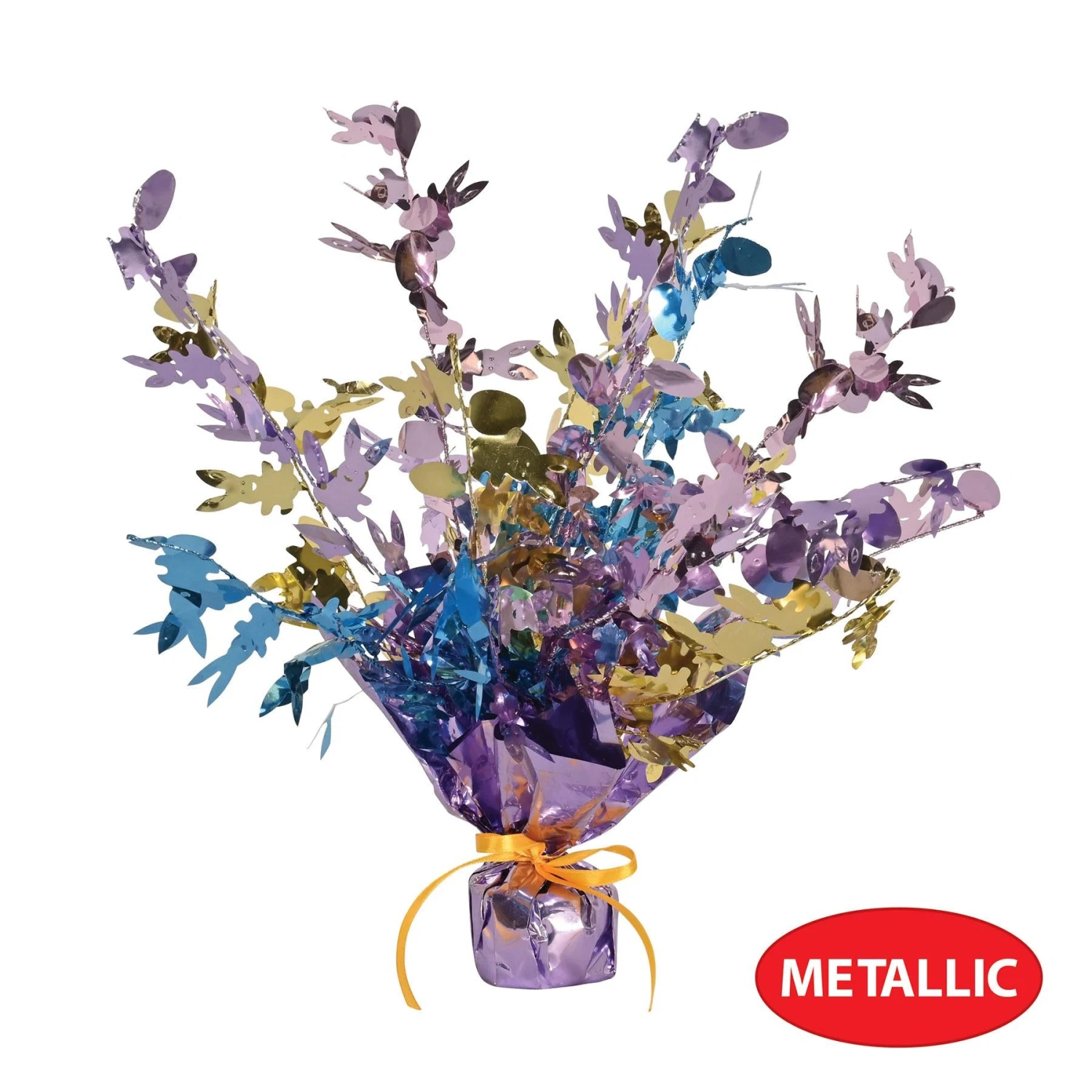 Bunny & Egg 15 Inch Gleam 'N Burst Centerpiece 4 Bunny & Egg 15 Inch Gleam 'N Burst Centerpiece - Image 4