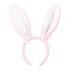 Easter Soft-Touch Bunny Ears - Pink & White -Bulk Party Supplies Shop 40771 PW