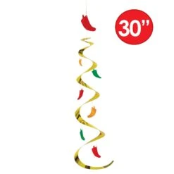 Fiesta Chili Pepper Whirls (3 Per Package) 7 Fiesta Chili Pepper Whirls (3 Per Package) -Bulk Party Supplies Shop 50061 i5