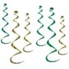 St. Patrick's Day Twirly Whirlys Assorted Green & Gold (6 Per Package) -Bulk Party Supplies Shop 50065 GGD