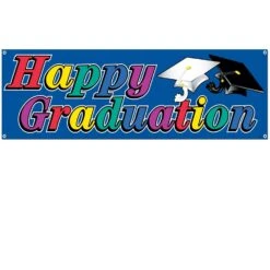 Happy Graduation Party Sign Banner