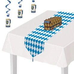 Printed Oktoberfest Paper Table Runner -Bulk Party Supplies Shop 50184 i2 65771a80 0701 47e8 967a 58284aa1ebca