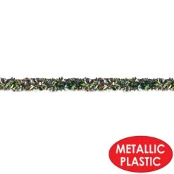 Mardi Gras 6-Ply Metallic Festooning Garland - Gold - Green - Purple -Bulk Party Supplies Shop 50281 GGP i4