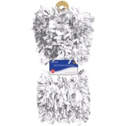 6-Ply Metallic Party Festooning Garland - White -Bulk Party Supplies Shop 50281 W i3