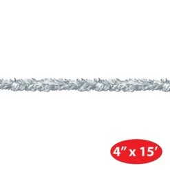 6-Ply Metallic Party Festooning Garland - White -Bulk Party Supplies Shop 50281 W i5