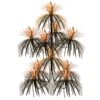 Halloween Firework Chandelier - Orange & Black