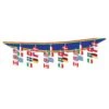International Flag Ceiling Party Decor